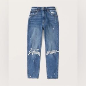 Abercrombie Curve Love The Mom High Rise Jeans